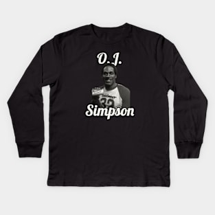 O.J. Simpson Kids Long Sleeve T-Shirt